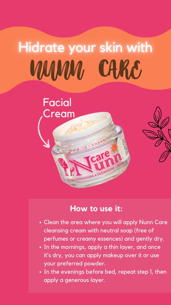 Nunn Care Cleansing Cream 1 OZ (32g) Crema Limpiadora