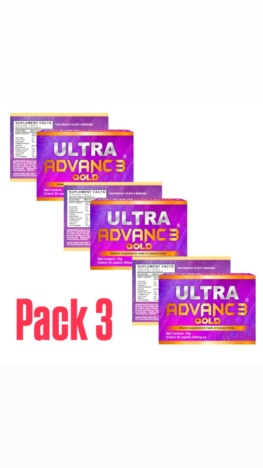Ultra Advance 3 Gold pack de 3